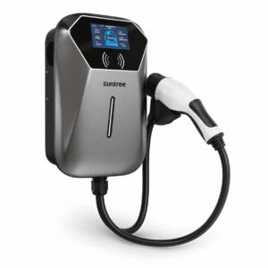7kW EV Charger Wallbox Fast Home Charging with LCD – Electric Car Charger