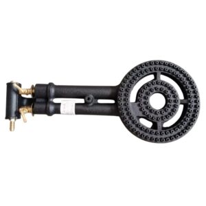 Single Ring Cast Iron Gas Burner – High-Pressure Replacement Head