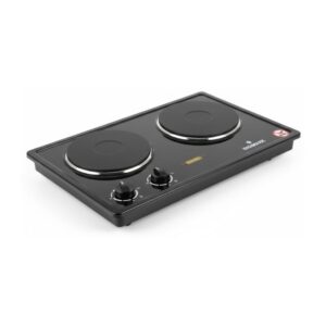 Digimark 2-Plate Built-In Hob – Sleek Black Electric Solid Plate Stove