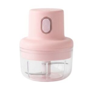 Mini Electric Garlic Crusher – Portable Wireless Food Chopper & Mincer (USB Rechargeable)