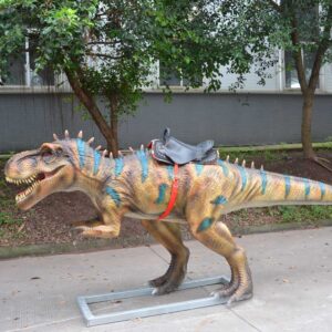 Electric Animatronic Dinosaur Ride – Realistic Amusement Park Machine