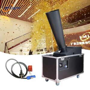 Large-Scale DMX-Controlled Paper Confetti Machine
