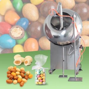 Mini Almond Coating and Gummy Candy Drum Machine