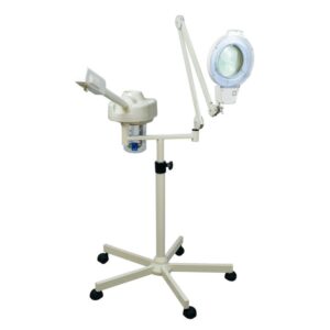 2-in-1 Professional Skin Care Machine: Facial Steamer & Magnifying Lamp