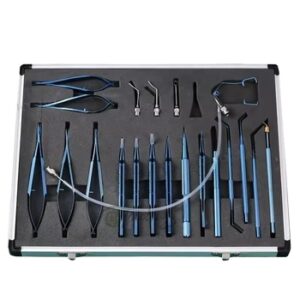 Basic Ophthalmic Surgical Instrument Set – 15–22 Piece Kit