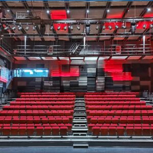 Retractable Telescopic Grandstand Seating for Auditoriums and Stadiums