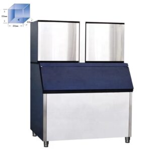 High-Yield 1-Ton Ice Cube Maker