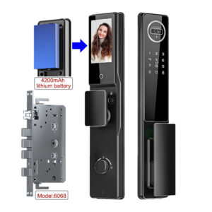 Smart Video Door Lock – WiFi & Tuya App Control with Camera