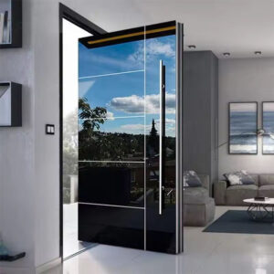 Traditional Black Front Security Door