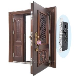 Luxury Design Steel Door – Security & Style Size: 1200W X 2120Hmm