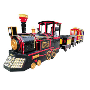 Carnival Train Ride – Funfair Amusement Park Trackless Train