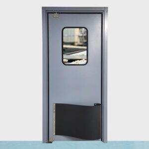 Modern Stainless Steel Swing Kitchen Doors