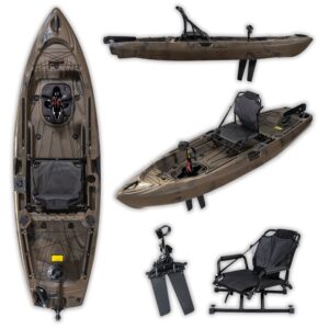3.8m (10ft) Sit-On Top Fishing Kayak with Pedal Drive