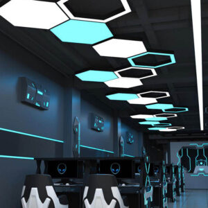 RGB Hexagonal Dimmable Indoor LED Chandelier