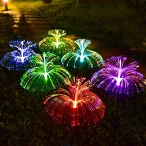 IP65 Solar LED Colorful Jellyfish Garden Light