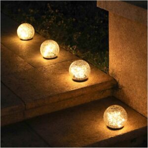 LED Solar Ball Garden Light