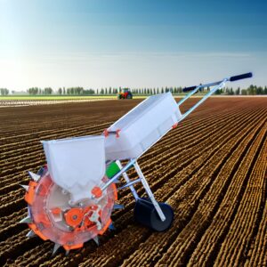 Precision Hand-Push Multifunction Seeder – 6 Seeder & Fertilizer