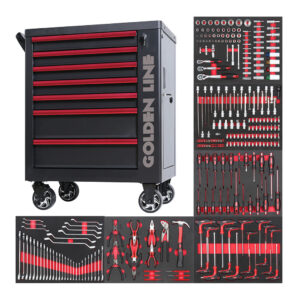 Goldenline High Quality Tool Cabinet (Powder Coated Steel)