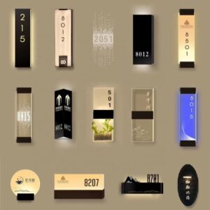 LED Panel Room Number Sign