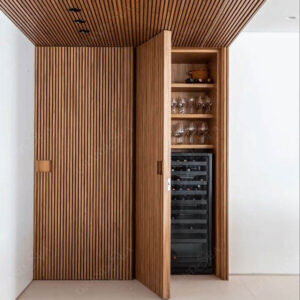 Frameless Wood Veneer Invisible Flush Door