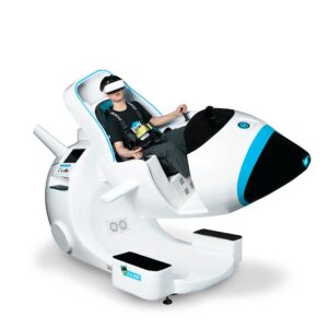 Set Amusement Park Equipment Cinema Flight Simulator