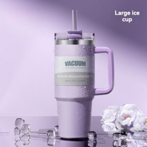 Custom Stainless Steel Logo Print Coated 40oz Travel Mug Tumbler