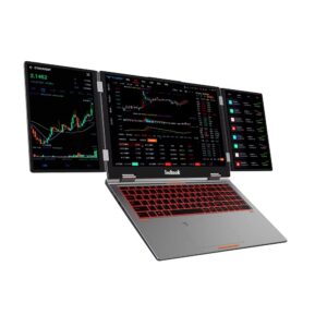 3-Screen Foldable Laptop for Gaming, Work & Home Use