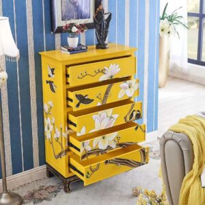 Vintage Wood Living Home Cabinet Room Door Drawers Decor Furniture