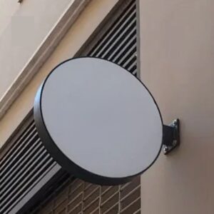 Outdoor Business Shop Sign Round