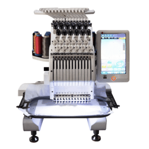 Single Head 12 Needle Embroidery Machine