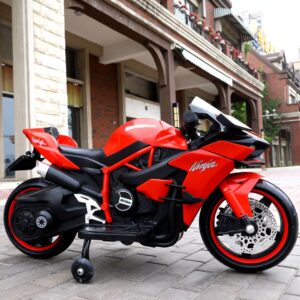 12V Battery-Powered Kids Electric Motorcycle – Ride On