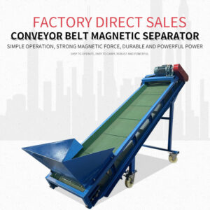 Simple Operation Strong Magnetic Force Conveyor Belt Separator